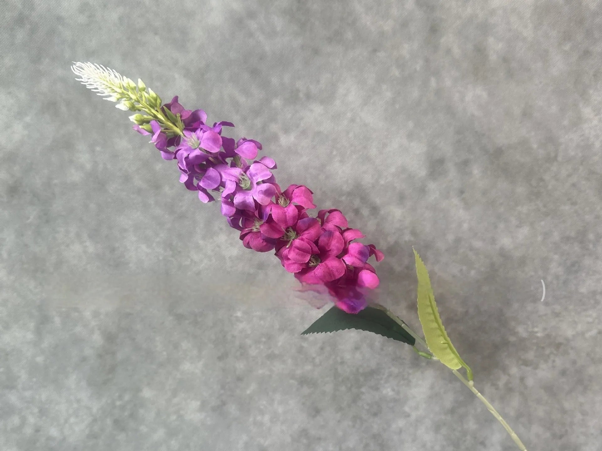 Artificial silk antirrhinum hyacinth stem 72cm, flower part 25cm, multiple colour options for decoration