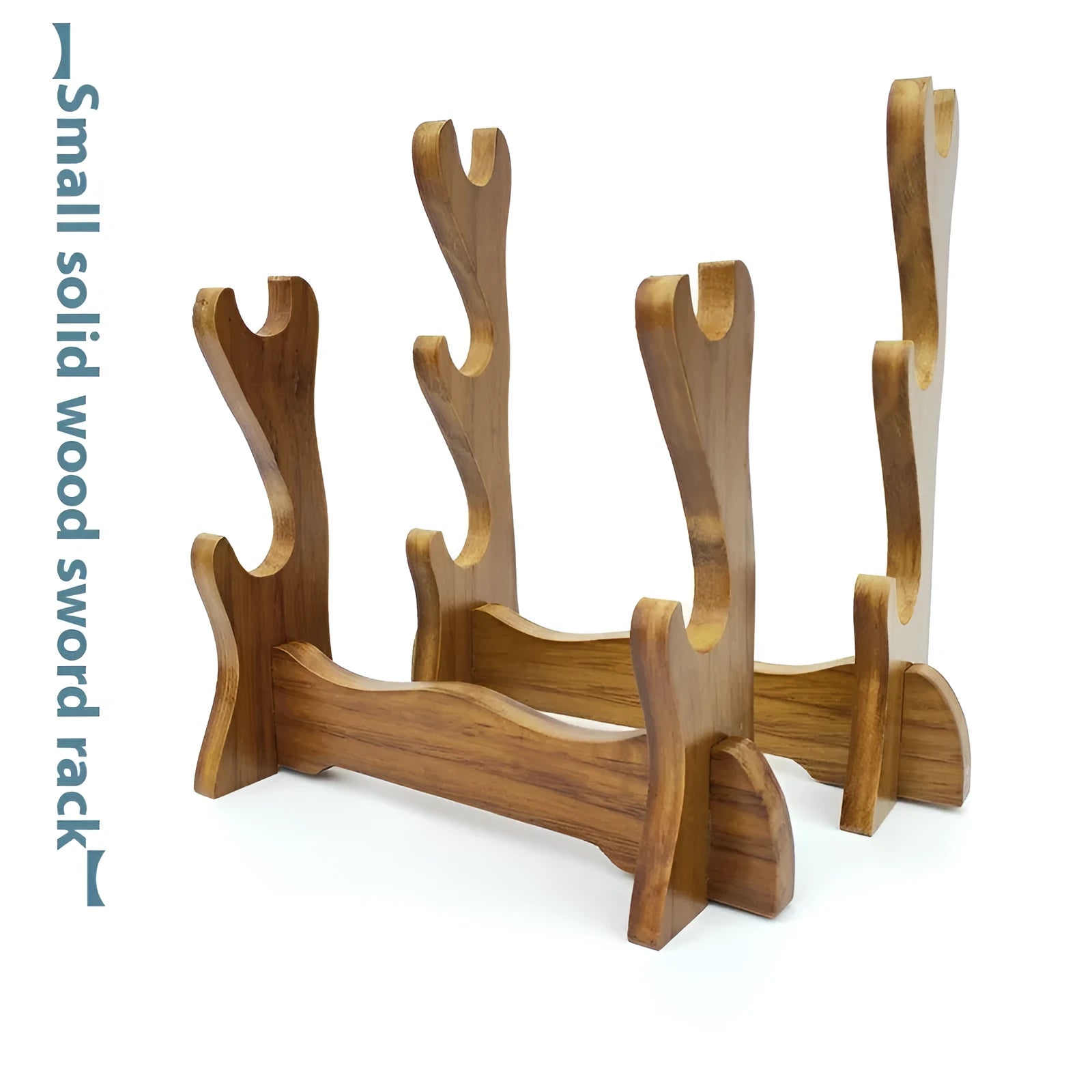 Chinese style wooden multi layer wall bracket shelf in solid wood with clean design