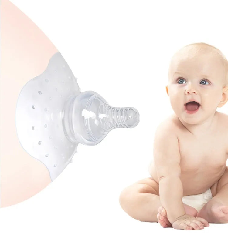 Nursing nipple protector transparent colour for flat nipples breastfeeding aid