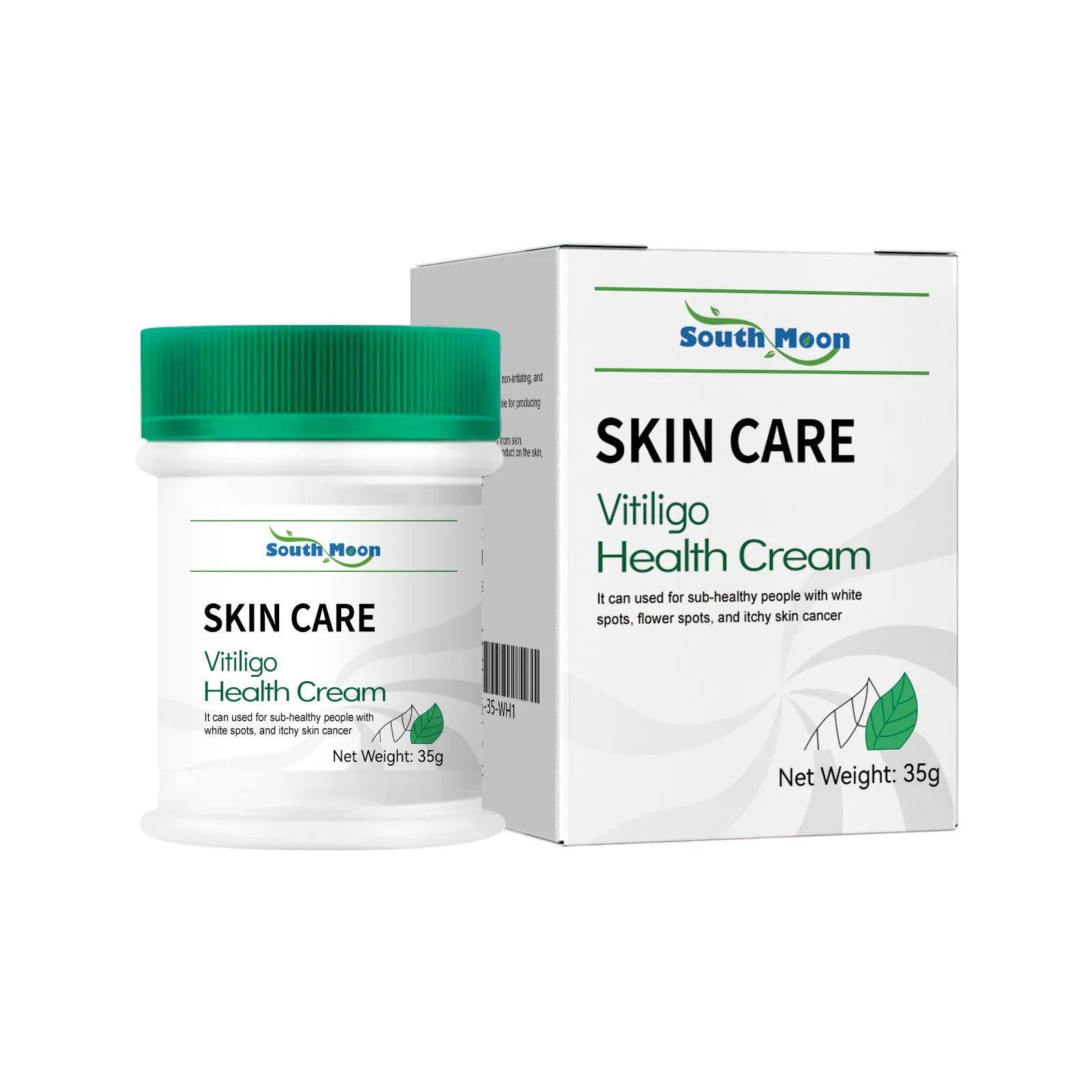 35g tube of body care cream for skin cleansing and moisturising