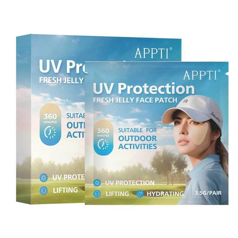 UV-proof outdoor sports protection eye masks in packaging showing 5-pair or 10-pair options