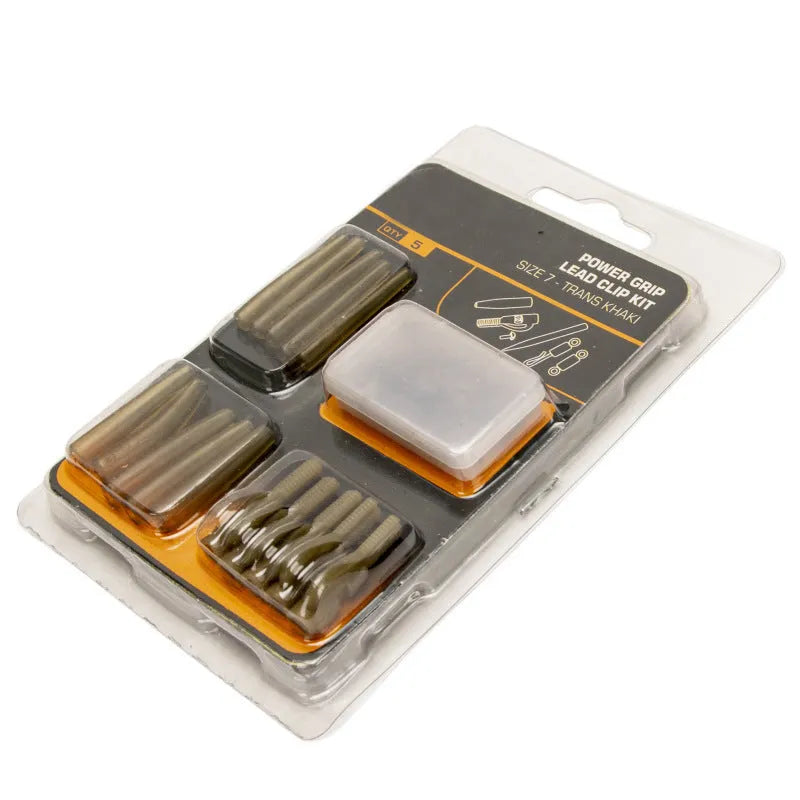 European carp fishing accessory set with 30 pieces including anti-winding pipes, threaded hoses, rotation units and screws