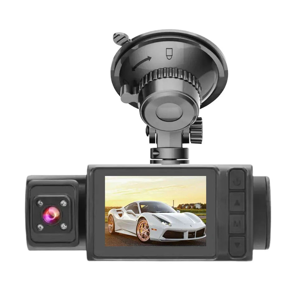 2 inch screen 1080P dashcam black plastic car recorder with 170 degree wide angle lens