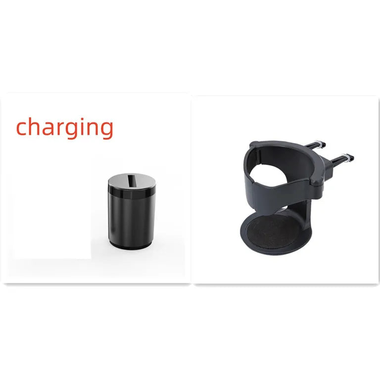 Intelligent induction ashtray with automatic opening, aluminium alloy construction, grey colour