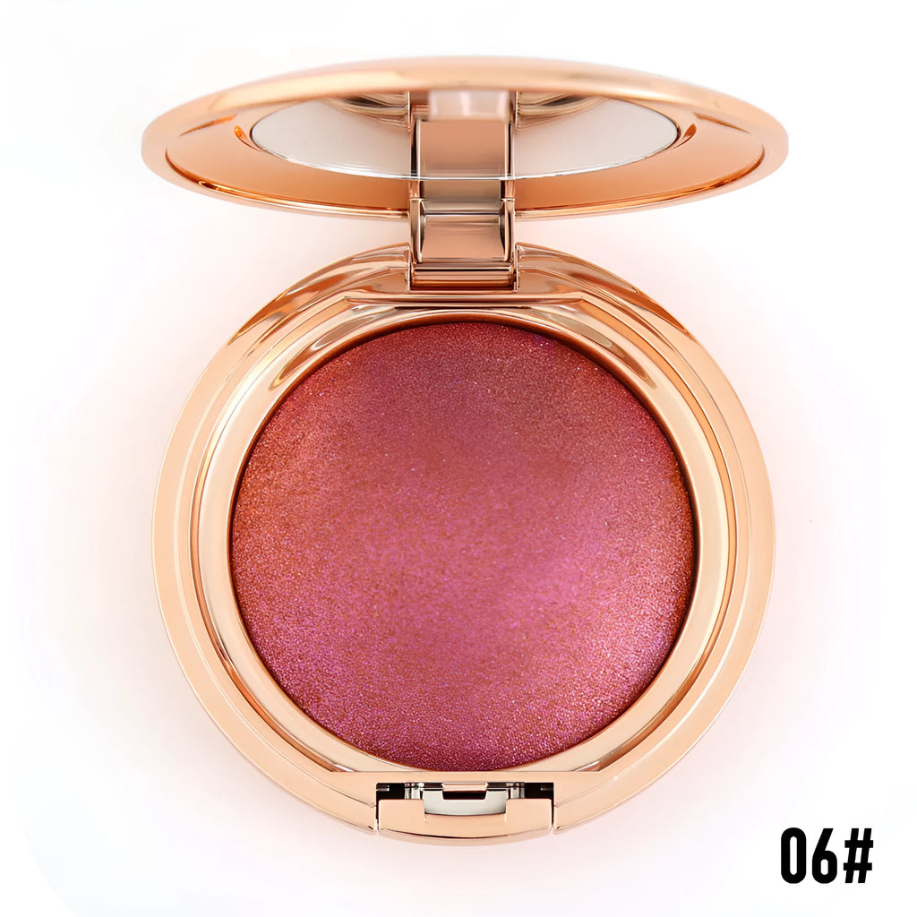 C-F019 high gloss gel nail polish bottle showing mirror finish, available in six metallic colour shades