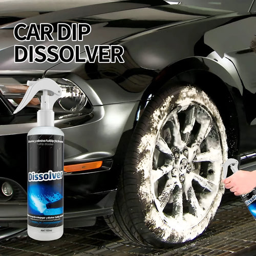 100ml bottle of water-based car foam cleaning agent for seat stains and paint maintenance