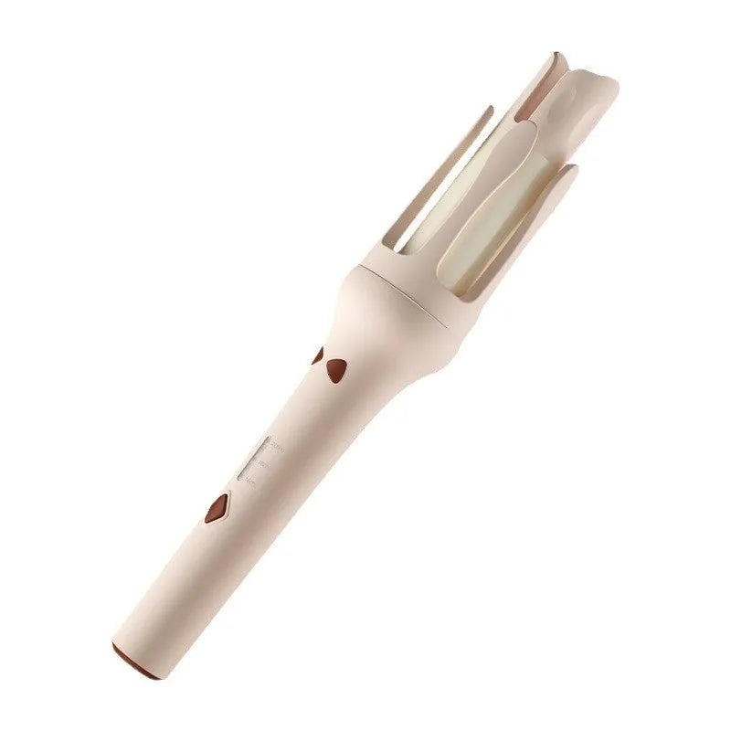 Automatic hair curler with 32mm ceramic barrel in white and pink colour option