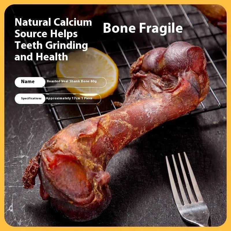 High calcium puppy dental cleaning chew stick with roasted ox bone flavour