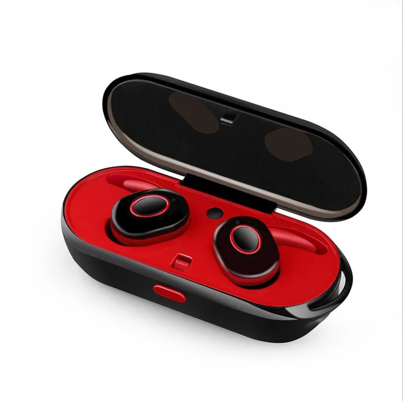 CSR Air-TWS Bluetooth wireless earphones in black, green, red, and white colours with in-ear sports design