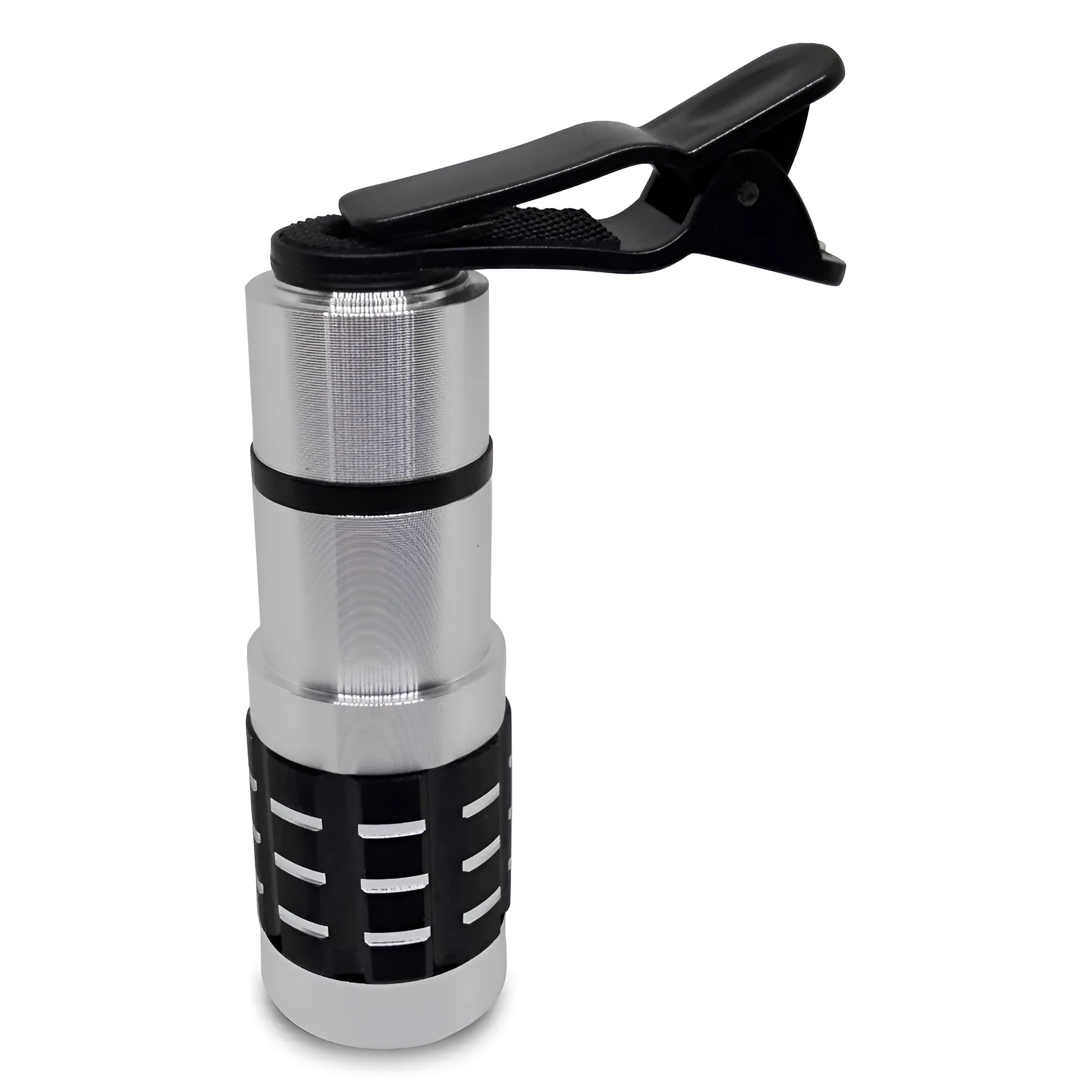 12x telescopic telephoto lens with universal clip for mounting on a mobile phone