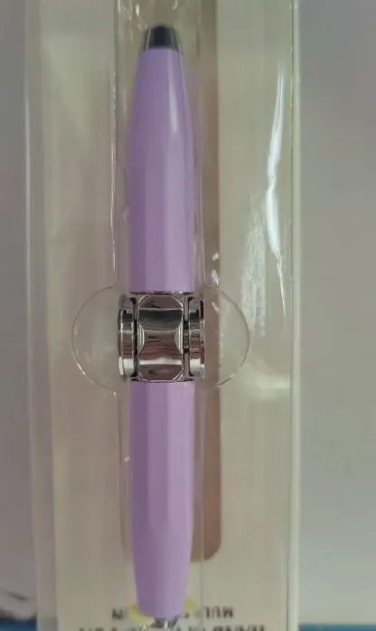 10.5cm metal ballpoint pen with spinning gyro decompression mechanism and LED light feature