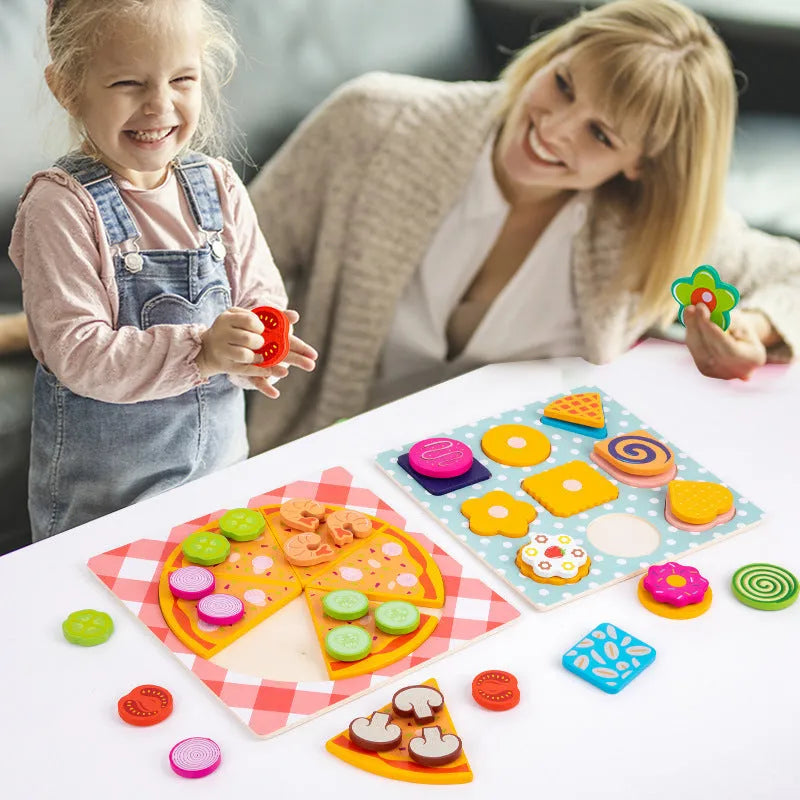 Personality children educational wooden toys for hand-brain coordination and sensory development