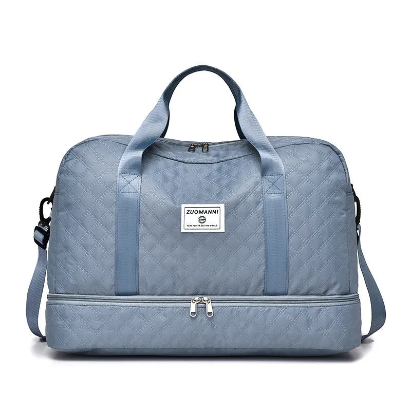 Large polyester oxford cloth leisure travel bag with a 36-55 litre capacity for buggies.