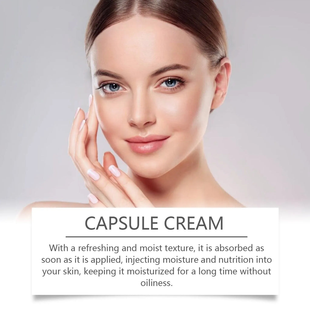 Easy To Absorb Nourishing And Moisturizing Cream 55g in a white tub with blue and white label