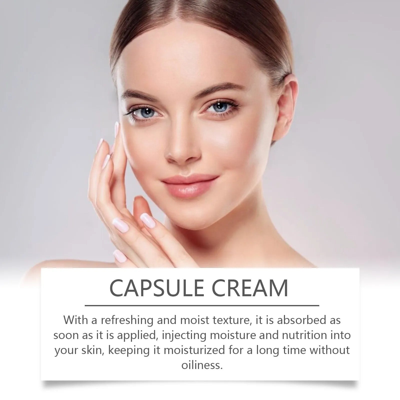 Easy To Absorb Nourishing And Moisturizing Cream 55g in a white tub with blue and white label