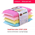 Pinstripe fabric sponge kitchen mop in macaron colours for wet and dry cleaning