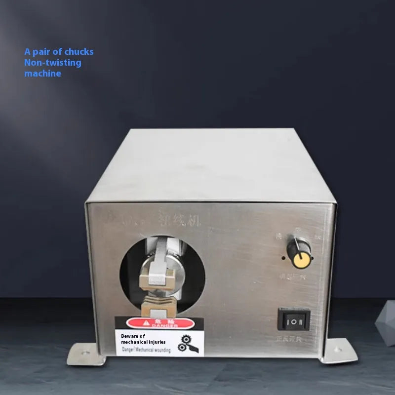 Multi-strand copper core wire twisting machine 805B flat nozzle model on desktop