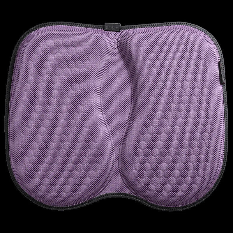 Honeycomb gel car seat cushion in breathable honeycomb pattern, 40x35x2cm, black colour