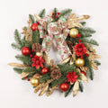 American country style plastic Christmas garland decoration in one of four hanging styles