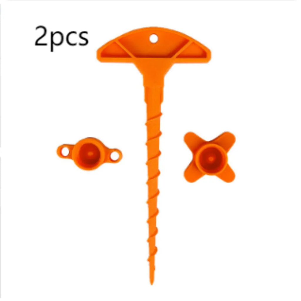 3D printed PLA sealant gun nozzle drainage facility tool set with two corners, four corners, and unclogger