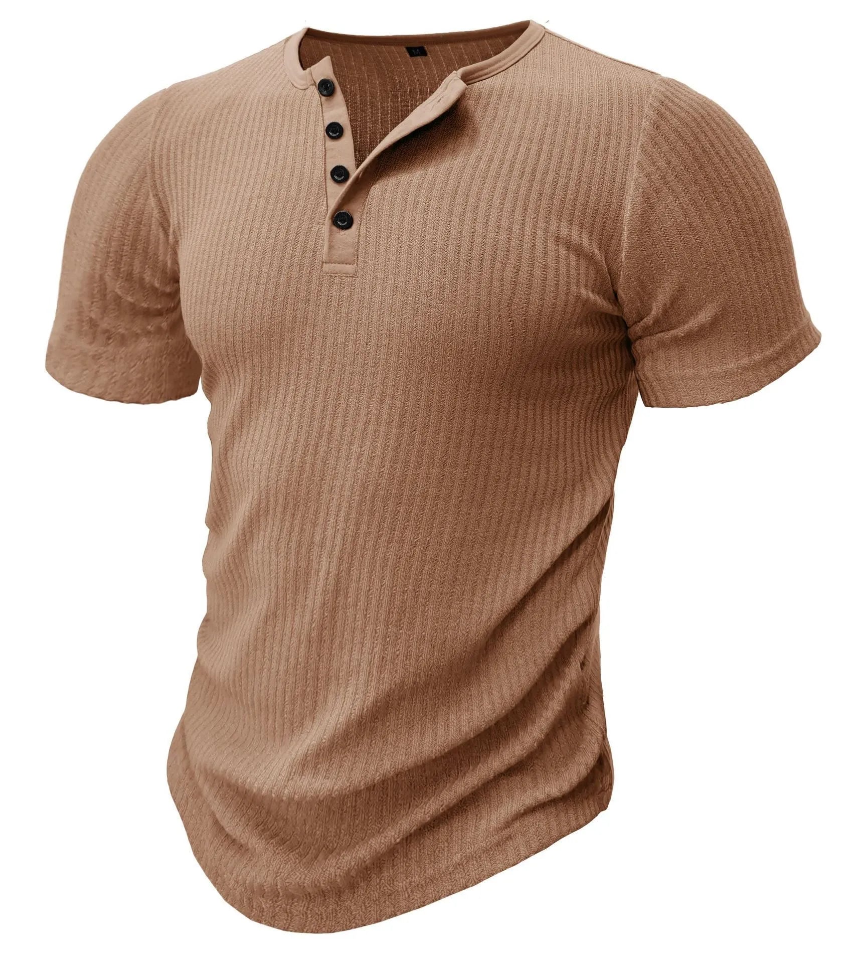 Men's slim-fit sports muscle t-shirt in polyester available in multiple colours