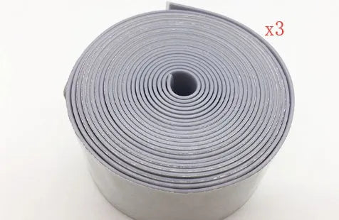 Flexible PVC wall corner protection tape in porcelain white, 3.8cm wide by 3.2m long
