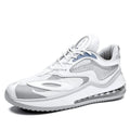 Men's summer air cushion casual shoes with height increasing rubber soles in Space Black colour