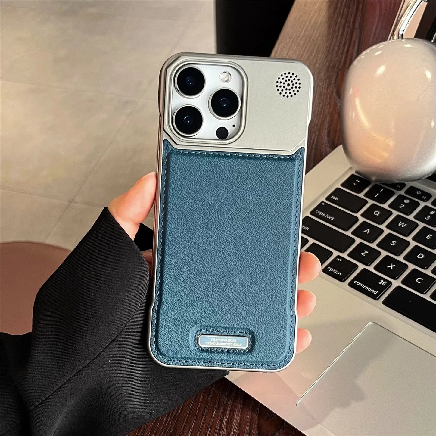 Aromatherapy Leather Magnetic Phone Case 17 High-grade Frameless Hard Protective Case Shockproof Anti-fall Anti-wear Anti-fingerprint for iPhone 11 to iPhone 17 Series Black Gray Blue Brown Gold Yellow Red Green Silver