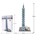 Wange building block street view set with landmark pieces including Eiffel Tower and Big Ben