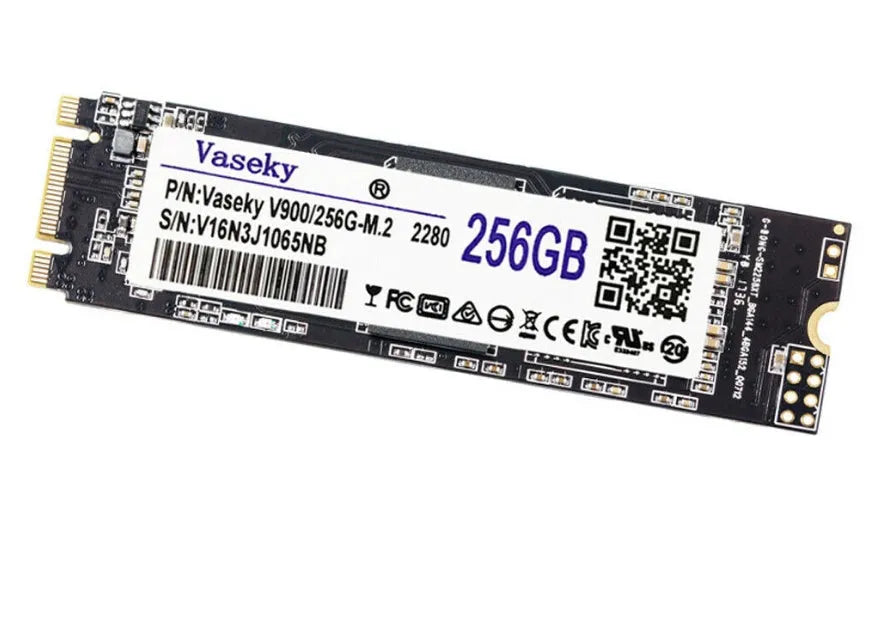 NGFF M.2 2280 256GB SATA SSD internal solid state drive for notebooks, 500MB/s read speed, 0.2mm thick