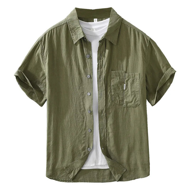Loose lyocell cardigan in black, green or purple colours with casual fit
