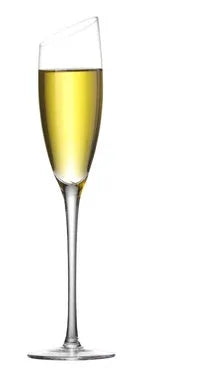 Transparent lead-free glass cocktail glass with seamless flat base and satin-board wall design