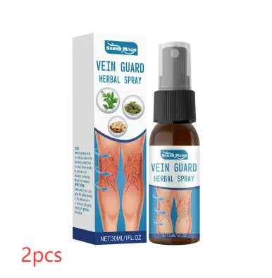 Herbal body care spray 30ml bottle with menthol and botanical extracts