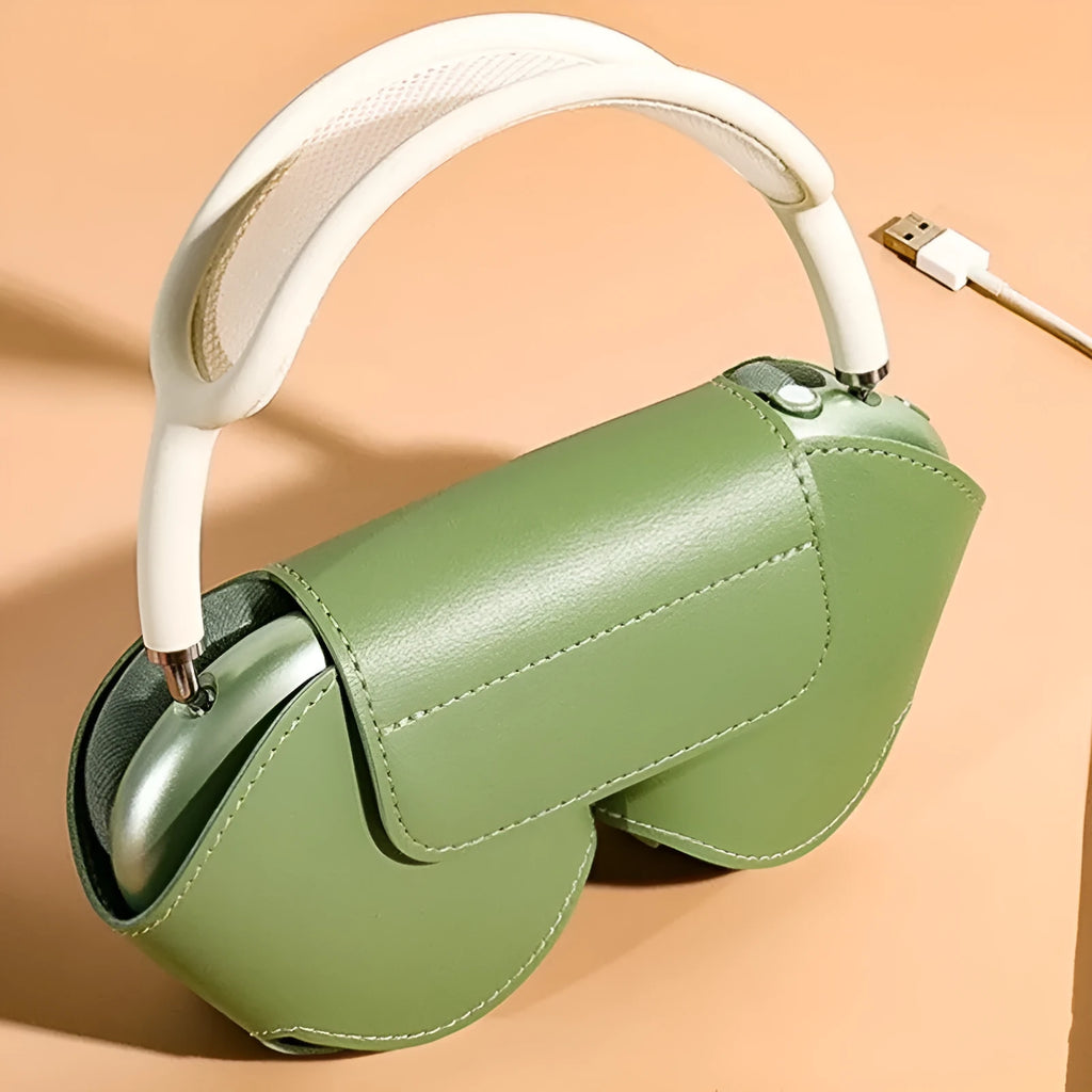 PU leather protective case for AirPods Max headphones in five colour options.