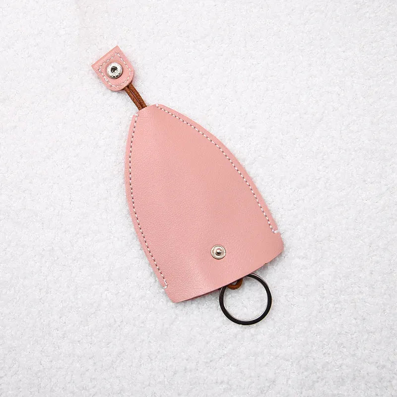 Colourful cartoon pull-out key case in PU leather for car key protection