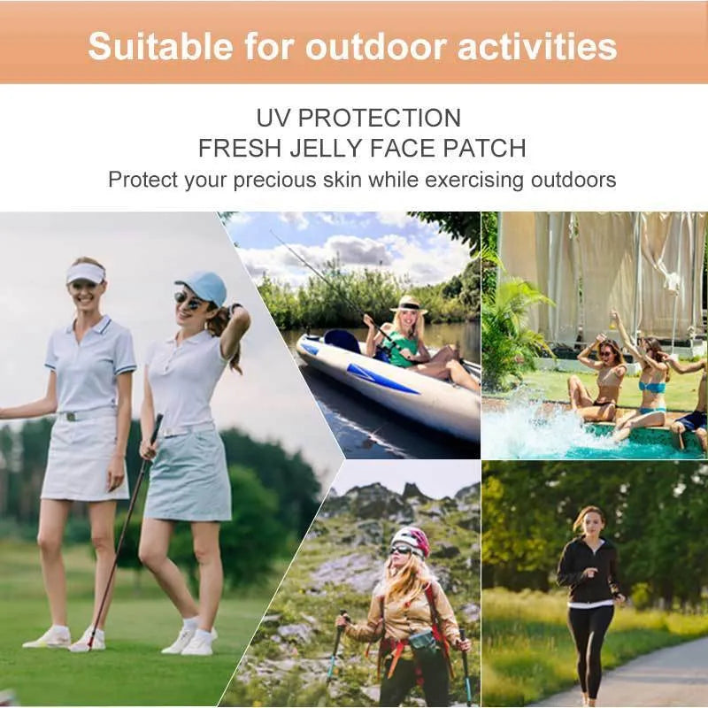 UV-proof outdoor sports protection eye masks in packaging showing 5-pair or 10-pair options