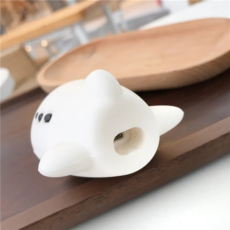 Aircraft headset cartoon design silicone protective case for Apple AirPods with carry hook