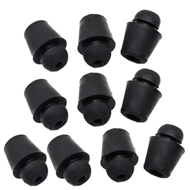 Ten rubber automobile buckle clips with shock absorption function for vehicle interiors