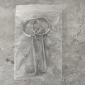 Two alloy wrench tools from portable household repair set
