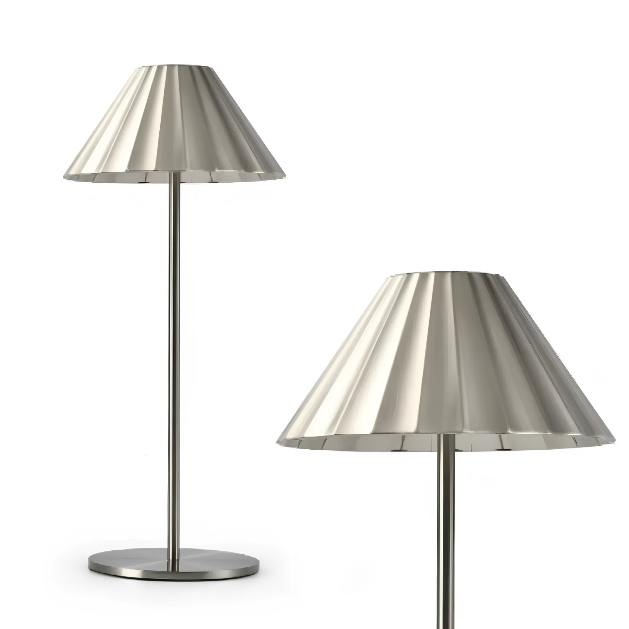 Alloy desk lamp in multiple colours with touch dimming controls and Type-C charging port