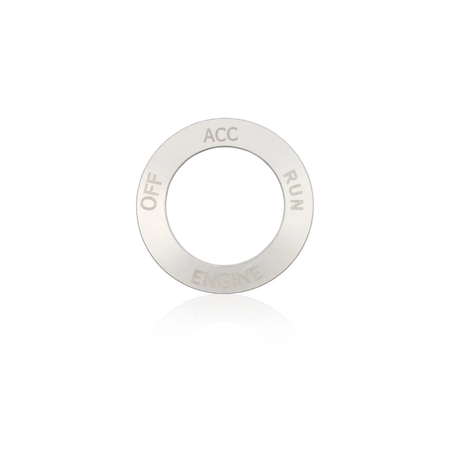 Aluminium alloy decorative ring for Dodge Challenger and Grand Cherokee air conditioning knobs