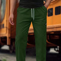 Men's polyester trousers for spring and autumn in light grey, available in sizes S to XXXL