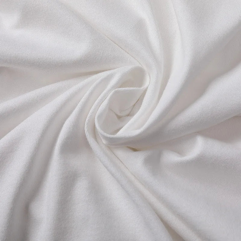Men's short sleeve pure cotton T-shirt in apricot colour on a hanger