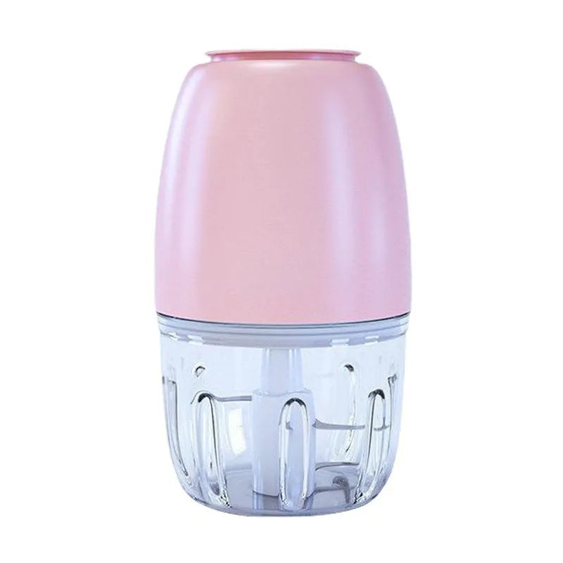 Cherry blossom powder plastic electric ice crusher 200W 105x105x205mm on countertop
