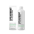 100ml bottle of spearmint oil pulling mouthwash with natural ingredients