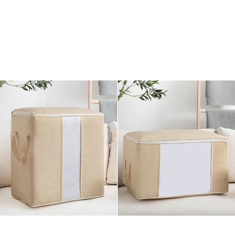 150 non-woven storage bags in multiple sizes and colours for quilt and clothing organisation
