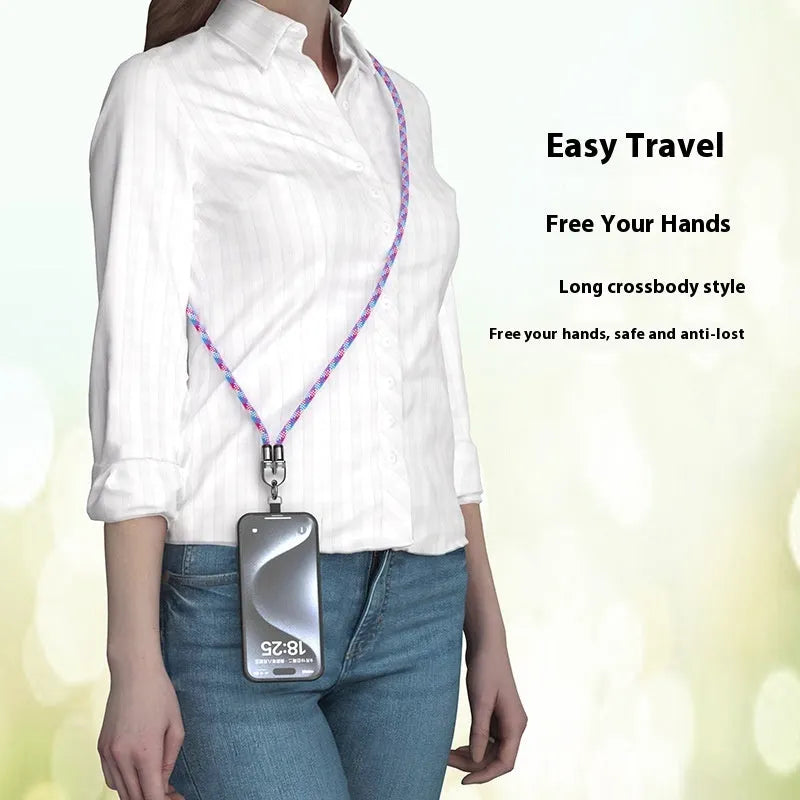 Black two-in-one lanyard data cable PD fast charge type-C alloy construction