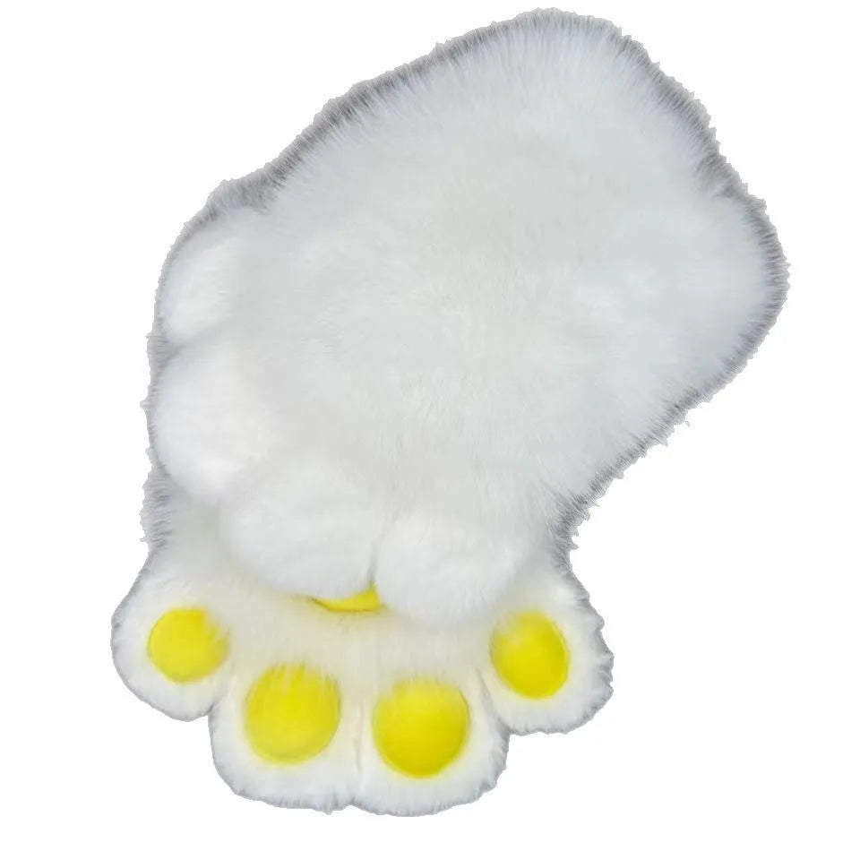 Colourful animal claw cosplay gloves in nylon material showing multiple colour options