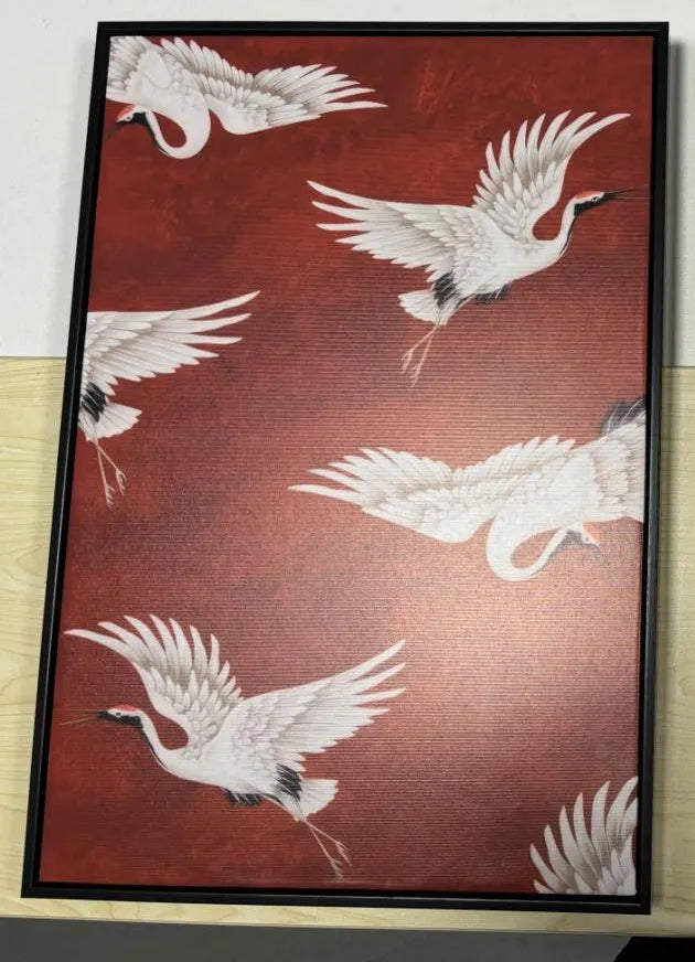 Canvas wall art painting with PS frame, multiple sizes available, two colour options