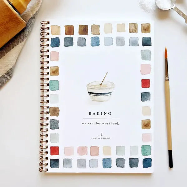 Portable watercolour exercise book with birds theme, 23x16.5cm paper pad for beginners